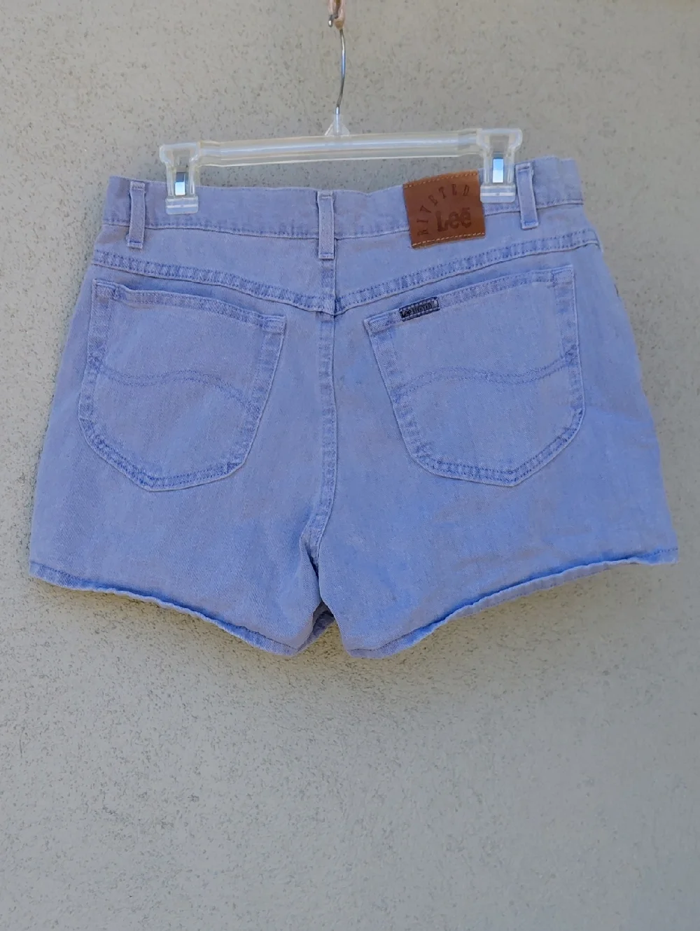 Vintage 90s Lee Riveted Lavender High-rise Shorts Juniors 13
